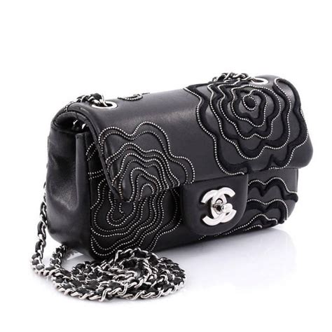 chanel black camellia flap bag|chanel camellia bag price.